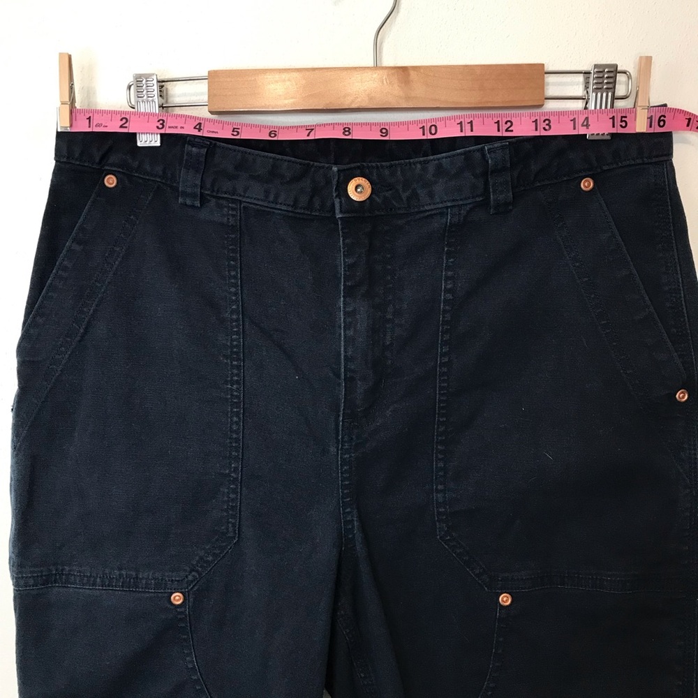 Duluth Trading Co. Women’s Pants Navy Blue Flex Fire Hose Slim Leg size 14 X 29 - Picture 3 of 7